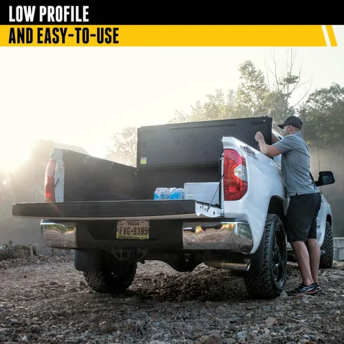 Vista 6 de Undercover Flex - Cubierta plegable rígida para caja de camioneta, diseño de tonneau, 2007 - 2020, Acabado Brillante