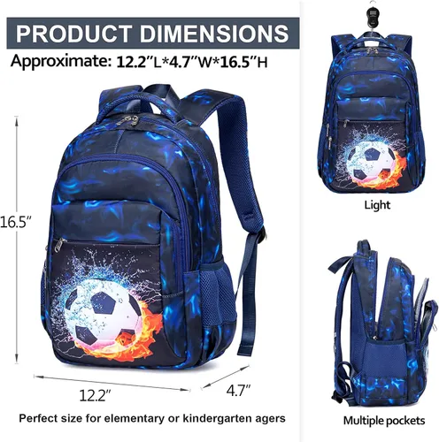 Vista 6 de Mochila escolar para niños con fiambrera para niñas, bolsa de libros, mochila escolar preescolar, jardín de infantes, mochila para niños pequeños
