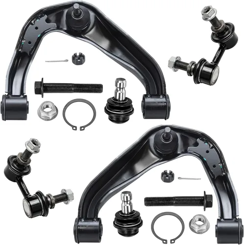Vista 166 de Detroit Axle - Kit de brazos de control delantero para Chevy Silverado 1500 GMC Sierra 1500 GMC Sierra 1500 Avalanche Yukon Tahoe Escalade ESV EXT