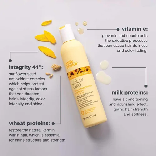 Vista 3 de Champú Milk_Shake para mantener el color para cabello teñido – Champú hidratante y protector para mantener el color, 33.8 fl oz