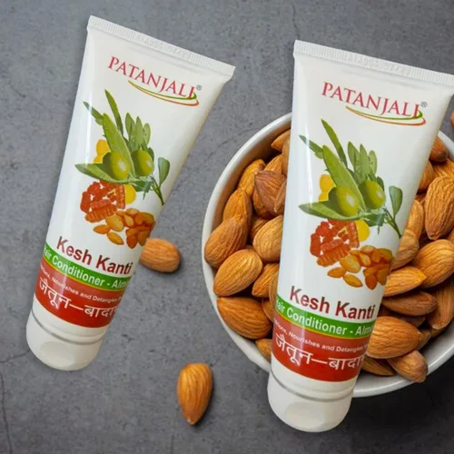 Vista 3 de PATANJALI Kesh Kanti - Acondicionador para el cabello, almendra, 3.53 oz