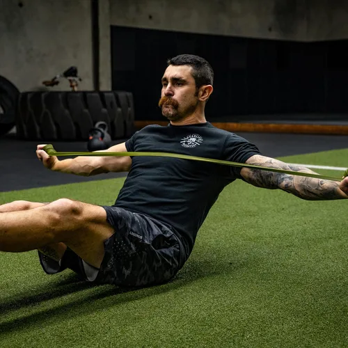 Vista 6 de Bandas de asistencia para dominadas – Juego de bandas de resistencia para hombres, ejercicio, entrenamiento, fitness, fuerza, levantamiento