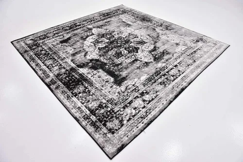 Vista 135 de Unique Loom Colección Sofia - Alfombra de área Salle Garnier (7' 1" x 10' Rectángulo, Borgoña/ Marfil)