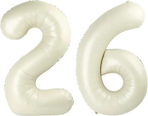 Vista 227 de Globos con números de 40 pulgadas, color negro, para decoraciones de cumpleaños de 10 a 100 años Jumbo 40In & Vibrant Color, With Hanging Holes