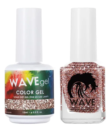 Vista 143 de WAVEGEL - Juego dúo de gel y esmalte de uñas a juego - Colección Simplicity - #P109 Blizzard I 0.5 onzas
