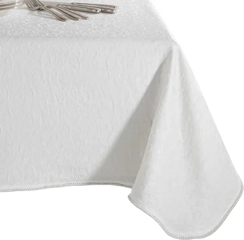 Vista 6 de Lenox - Mantel oblongo/rectangular de la serie Inocencia Opal