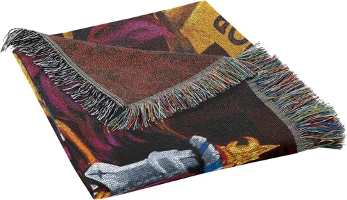 Vista 3 de Northwest Manta Tapiz Tejida de Harry Potter, Decoración del Hogar de Diseñador, Moderno, Regalo Único, 48" x 60", Escudo de Gryffindor Escudo