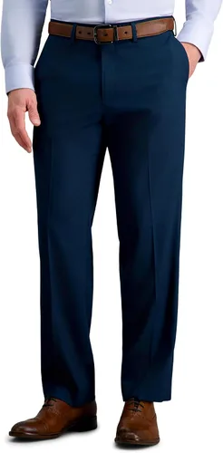 Vista 17 de Haggar Pantalones y Chaquetas de Traje por Separado Jmh Premium Stretch de Corte Entallado para Hombres Negro Sólido