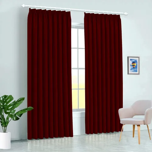Vista 17 de Cortinas opacas para ventanas con ganchos y alzapaños (rosa, 52.0 x 71.7 in, 1 panel)