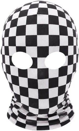 Vista 4 de Máscara de cara completa de elastano para hombre y mujer, disfraz de Halloween, cosplay, ojos abiertos, elástico, con capucha Zentai Verde