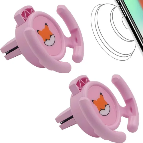 Vista 13 de Soporte de montaje de ventilación para automóvil, compatible con Popsocket, soporte de automóvil hecho para agarres de enchufe pop, soporte plegable
