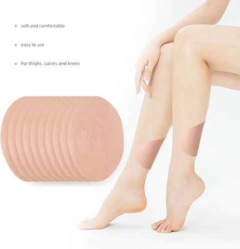 Vista 4 de Adhesivo interior antirozaduras en el muslo, autoadhesivo, resistente al desgaste, almohadillas antifricción para cuerpo, parche invisible ultrafino
