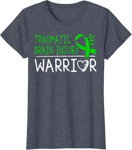 Vista 50 de Camiseta de lesión intracraneal - Camiseta de conciencia TBI, Negro, S