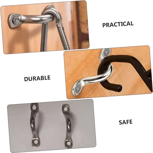 Vista 7 de 18 Uds. Kayak Anillo fijo Bimini Boat Eye Straps Kayak Deck Tie Down Canoa Rigging Eye Straps Kayak Deck Handle Bimini Boat Handle Canoa Rigging