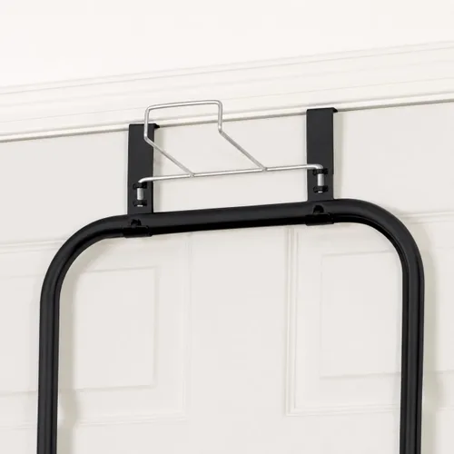 Vista 8 de Household Essentials Tabla de planchar sobre la puerta, cierre automático, delgada y compacta, perfecta para espacios pequeños, incluye cubierta