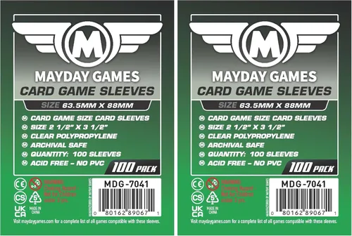 Vista 21 de Mayday Games Dead of Winter - Accesorio de juego - Paquete de funda estándar para tarjetas (paquete de 2)
