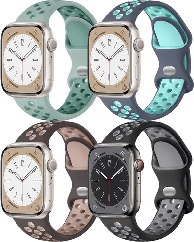 Vista 10 de Correa deportiva para correas de Apple Watch de 1.811 in 1.654 in 1.772 in 1.614 in 1.732 in 1.575 in 1.496 in Ultra/2 1.929 in para mujeres