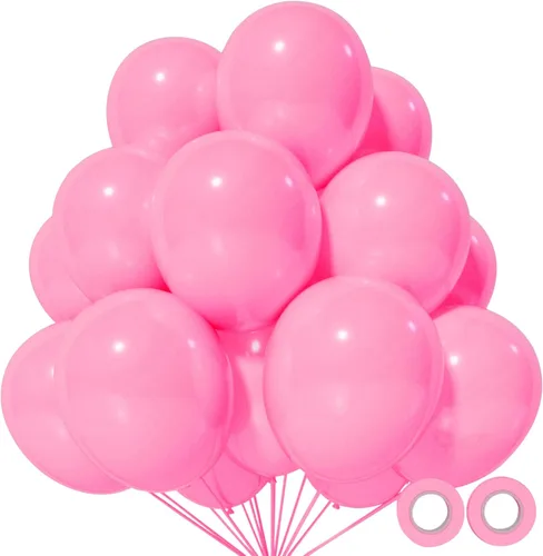 Vista 19 de 110 globos negros pequeños de látex negro de 5 pulgadas, mini globos negros gruesos de cumpleaños para decoración de bodas, baby shower. B01-negro