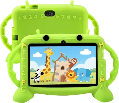 Vista 13 de Tableta para niños 7 pulgadas Tablet para niños 3-10 Android 11, 3GB +32GB ROM (azul) Todler tablet android 11