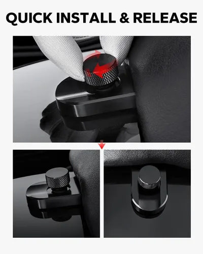 Vista 2 de Amazicha Cubierta de perilla de montaje de tornillo de aluminio negro compatible con Harley Davidson 1996-2024