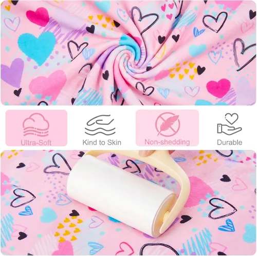 Vista 6 de Basumee Toalla Envolvente de Microfibra para el Cabello para Niños Paquete de 2 Toallas de Cabello de Secado Rápido con Botón Turbantes para Cabello