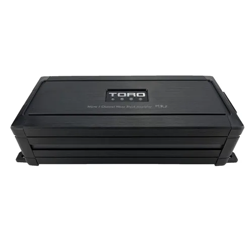 Vista 5 de TORO TECH MR2 Micro 500W RMS Monoblock Amplificador de coche Amplificador de potencia de subwoofer clase D pico de 1000 W, estable de 1 Ω