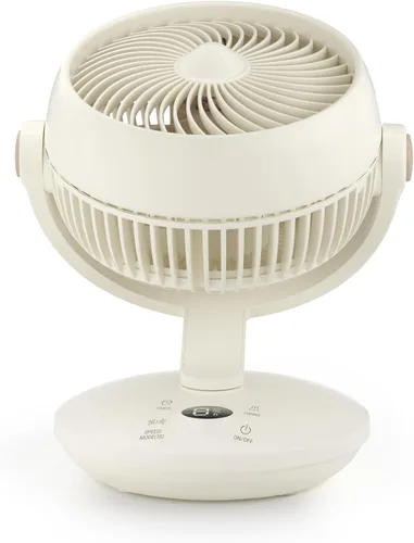 Vista 10 de Candy - Ventilador de pie para dormitorio, ventilador de pedestal ajustable en 3 alturas con control remoto, ventilador de piso oscilante de 90°, 8