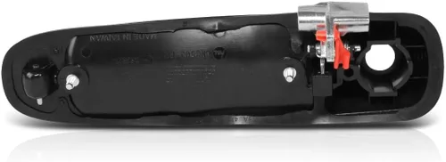 Vista 6 de Tirador de la puerta del lado del pasajero delantero derecho con cerradura compatible con Jeep Grand Cherokee 99-04, color negro liso