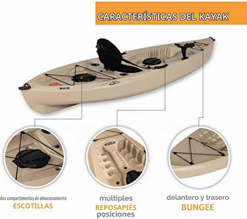 Vista 4 de Lifetime Kayak de pesca Tamarack Angler 100