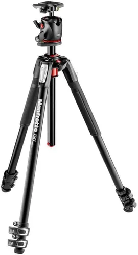 Vista 2 de Manfrotto 190XPRO Kit de trípode de aluminio de 3 secciones con cabezal de 3 vías (MK190XPRO3-3W)