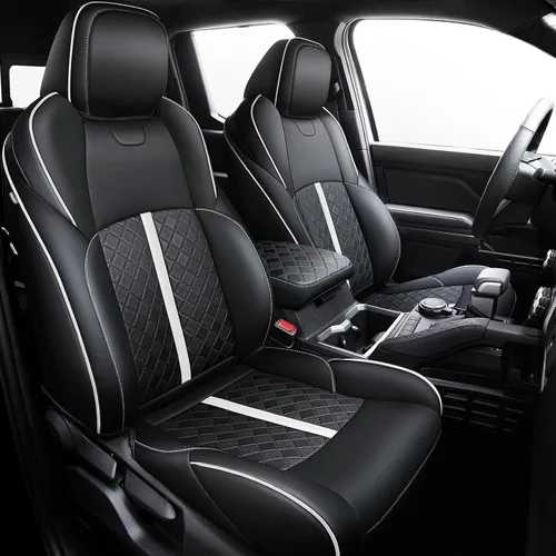 Vista 12 de Carlimeki Fundas de asiento personalizadas para Tacoma 2005 2006 2007 2008 2009 2010 2011 2012 2013 2014 2015 Crew Cab 2ª Gen Tacoma Base