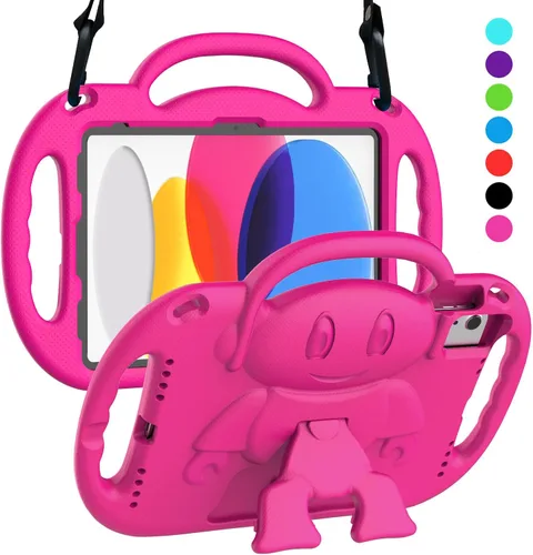 Vista 12 de Funda Suplik para niños para el nuevo iPad de 11ª generación (A16) de 11 pulgadas 2025 y 10ª generación de 10.9" 2022 y Air 11" 2025/2024 y Air