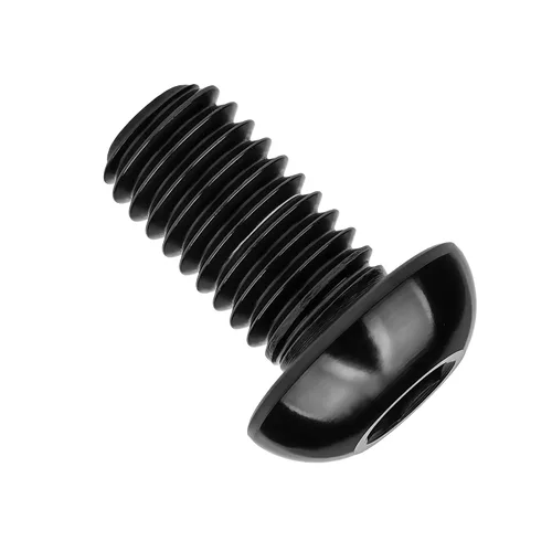 Vista 5 de Tornillos de titanio M8 con cabeza de botón, paquete de 4 (M8x15mm, negro) 15 20 25 30 1.378 in disponible para modificaciones de coches