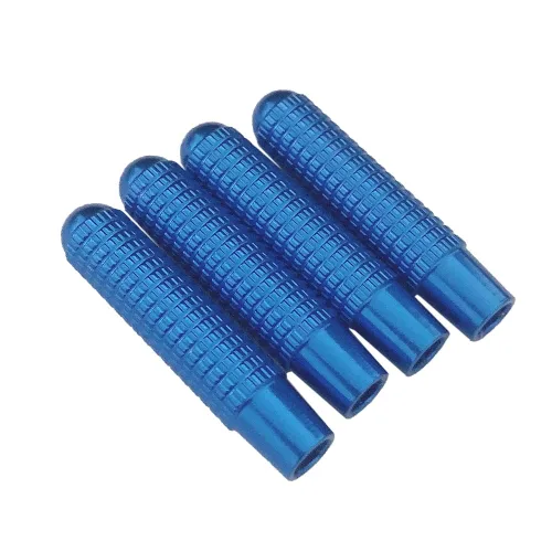 Vista 4 de Angelguoguo 4 unids/set metal tornillo estilo coche modificado puerta perno bloqueo Pin interruptor para Mercedes Benz A B GLA CLA ML E GL clase Azul