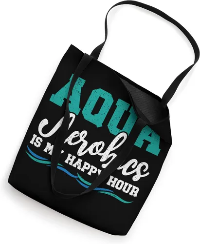 Vista 2 de Aqua Aerobics Is My Happy Hour - Bolsa de mano para instructor de aeróbicos acuáticos