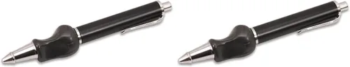 Vista 3 de The Pencil Grip Bolígrafo pesado con agarre, ergonómico y mejores bolígrafos para escritura suave, 2.4 onzas, TPG-651, negro