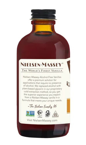 Vista 3 de Nielsen-Massey Vainilla de Madagascar sin alcohol para hornear y cocinar, 4 onzas líquidas