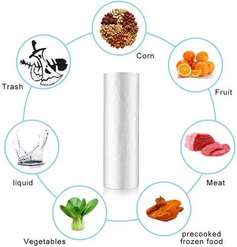 Vista 2 de RBHK Bolsa de plástico para productos de 12 x 16 pulgadas, bolsas transparentes para almacenamiento de alimentos, bolsas para mascotas, bolsas