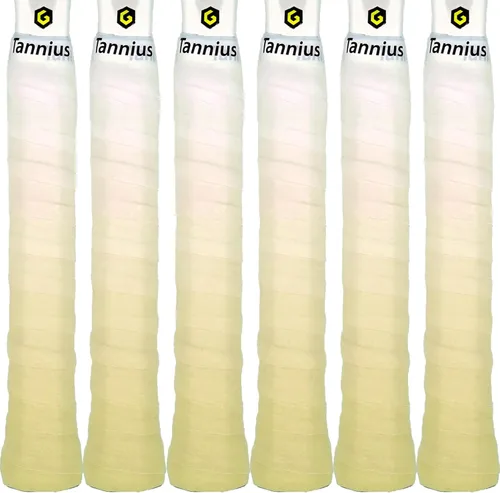 Vista 10 de Tacky - Cinta de agarre para raqueta de tenis, paquete de 6 agarres de tenis, cinta absorbente y mejorada para raqueta de tenis (color degradado)