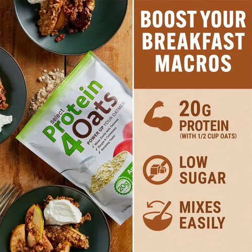 Vista 2 de PEScience Protein4Oats Protein for Oatmeal, Apple Cinnamon, 12 Servings