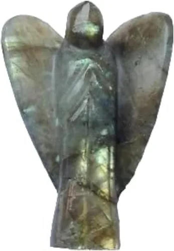 Vista 10 de Protector Negro Turmalina Guardián Hada Ángel Sanación Reiki FENG Shui Hombres Mujeres Regalo Energía Psíquica Bienestar Gema Metafísica Salud