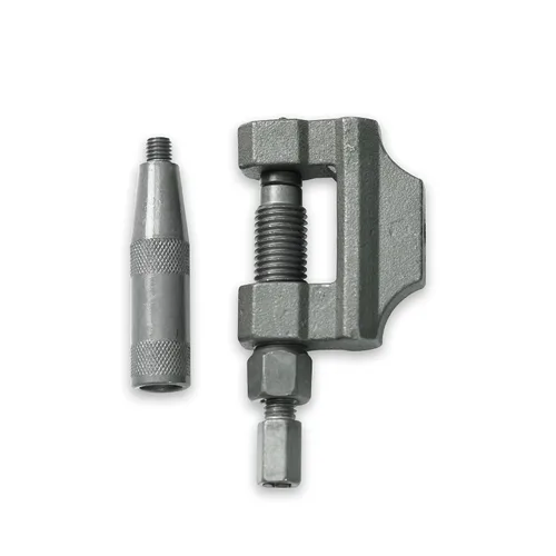 Vista 7 de CLEO Cadena de motocicleta 428 + rompedor de cadena, cadena de rodillos estándar 428, 140 eslabones, cadena de transmisión resistente para 50cc 70cc