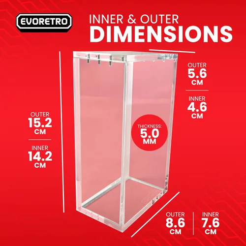 Vista 2 de Cajas de exhibición acrílicas para paquete especial de cajas de booster japonesas pequeñas, Pack de 1