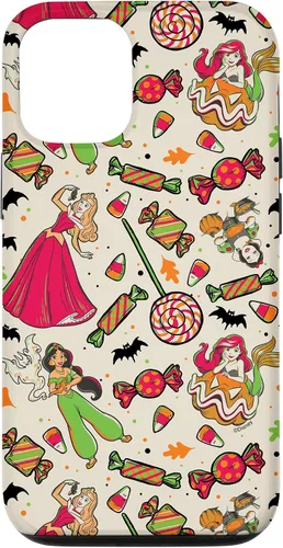 Vista 26 de iPhone 16 Disney Princess Snow White Ariel Jasmine Aurora Funda de Halloween