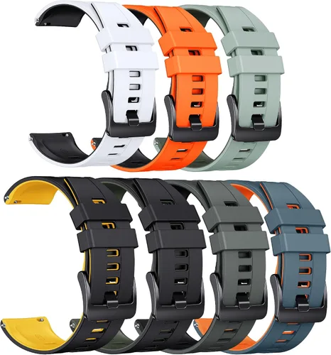 Vista 12 de ANCOOL Correa de reloj Garmin Venu 3/Venu 2/Forerunner 265 Band/Vivoactive 4 Band 0.866 in Silicona Watch Band para Forerunner 255