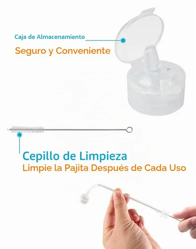 Vista 5 de Kit de Conversión de Vaso Entrenador Suave para Biberón Natural de Bebé Philips Avent, Kit de Transición para Niños Pequeños con Tetina de Vaso