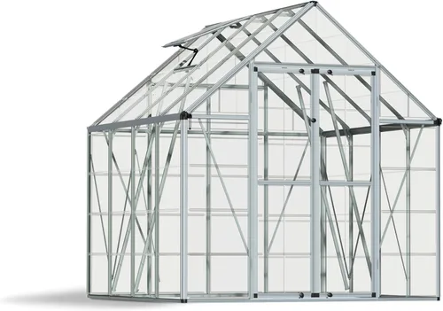 Vista 8 de Snap & Grow invernadero de 6 pies, plateado, tamaño: 6' x 8', Plateado