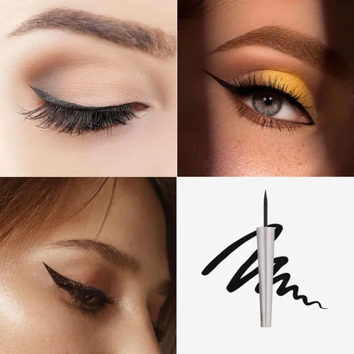Vista 7 de Sorme' Treatment Cosmetics Jetliner delineador de ojos, color negro