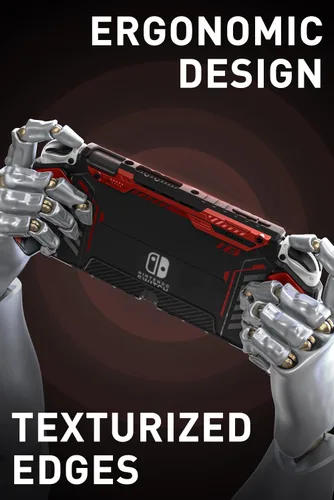 Vista 3 de i-Blason Armorbox for Nintendo Switch OLED Case 2021, Dockable Rugged Protective Case Compatible with Nintendo Switch OLED Model and Joy-Con