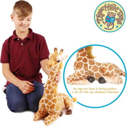 Vista 4 de TigerHart Jehlani La Jirafa - Peluche de 18 Pulgadas
